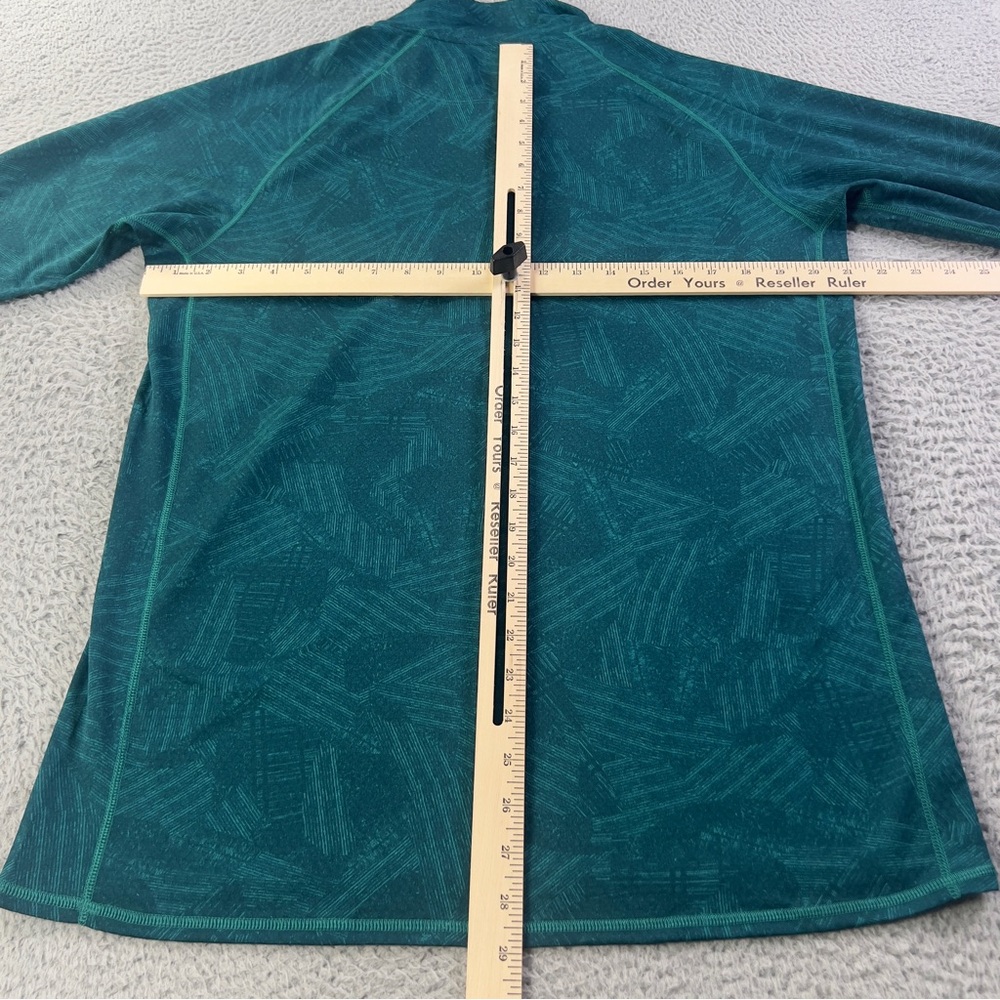 Patagonia Capilene Midweight Baselayer Mens Large Green Blue 1/4 Zip Pullover - Picture 3 of 8